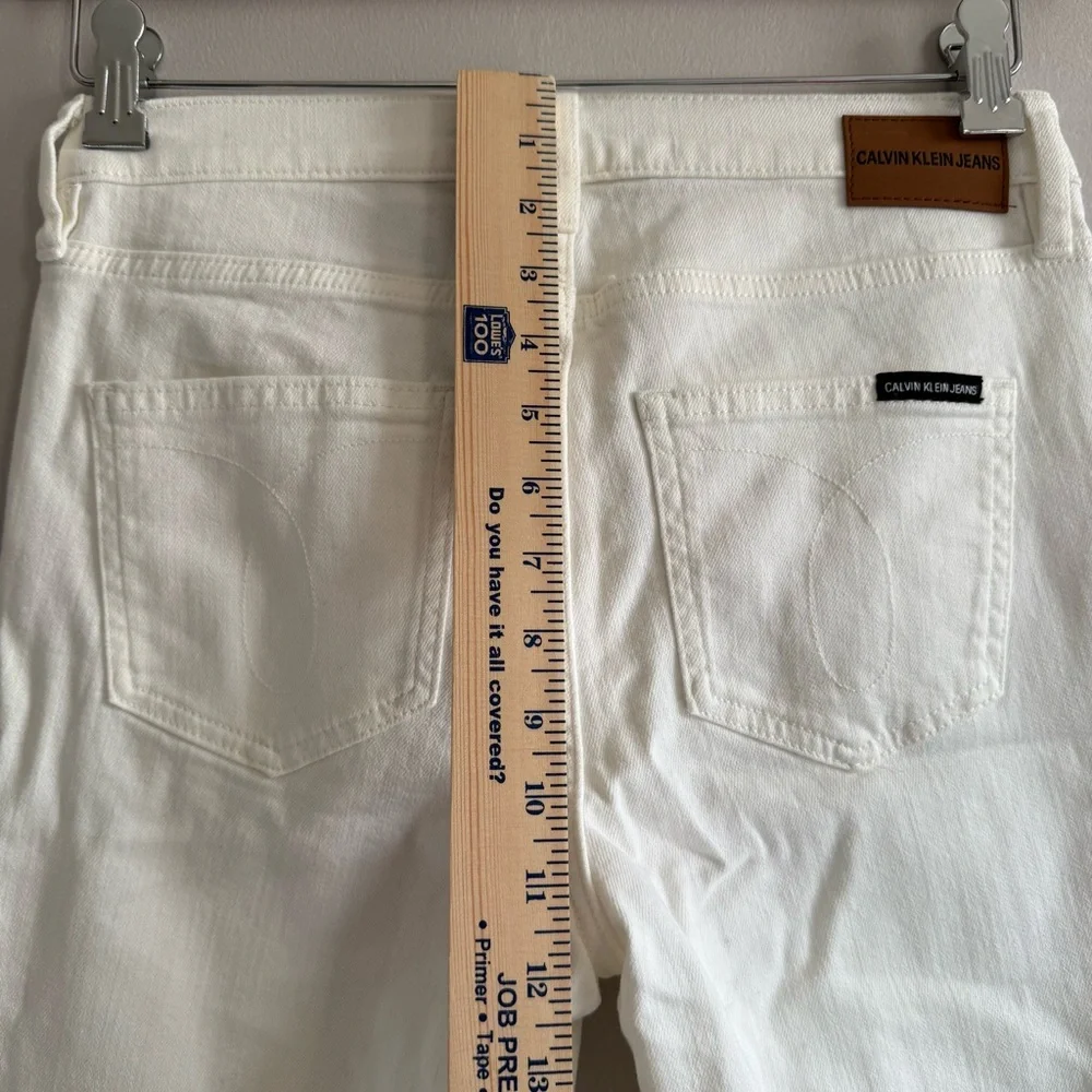 CALVIN KLEIN JEANS Mid-rise rise Skinny Regular Jeans Women Size 27 - Picture 13 of 15